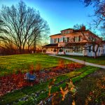 Eldon House at sunset