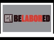 Graphic of a laptop opened with the belabored logo displayed on the screen.