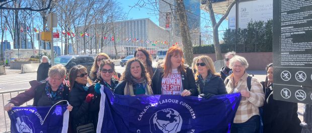 Women from CLC at the UN